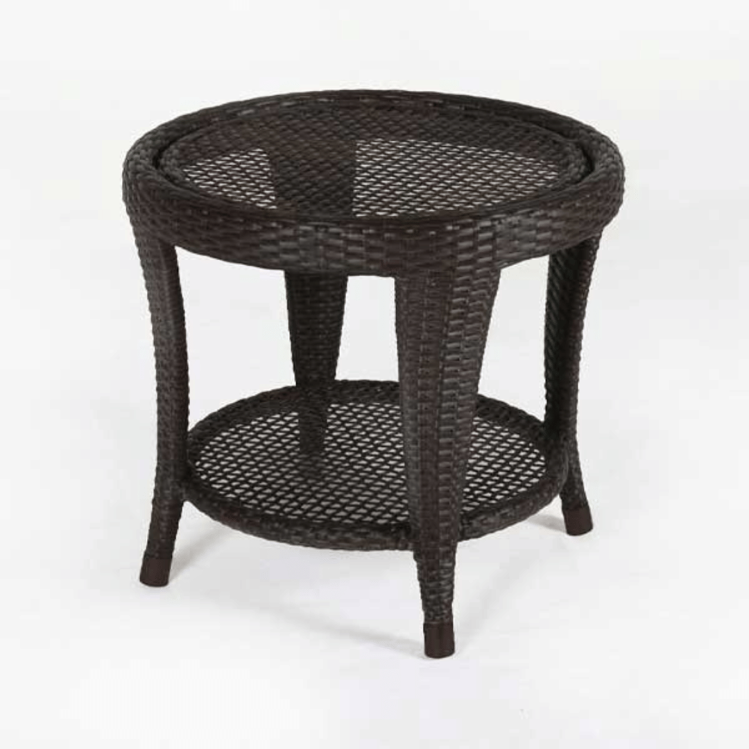 Outdoor Wicker Stackable Set - left_view