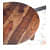 Wooden centre coffee table for living room - rear_view