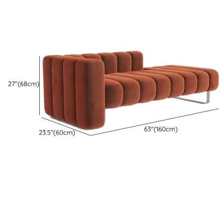 Scandinavian Style Chaise Lounge - right_view