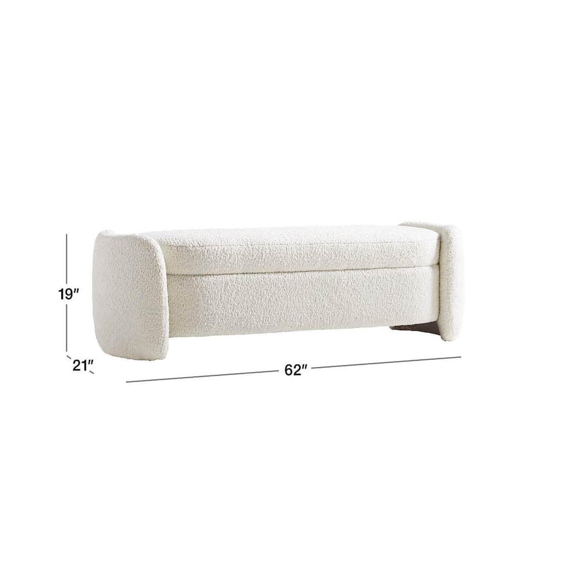 Sherpa Minimalistic Storage Bench - bottom_view