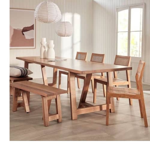Bowral Mango Wood 6 Seater Dining Table