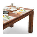 Arabia Sheesham Wood 4 Seater Dining Table - front_view