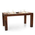 Arabia Sheesham Wood 4 Seater Dining Table - top_view