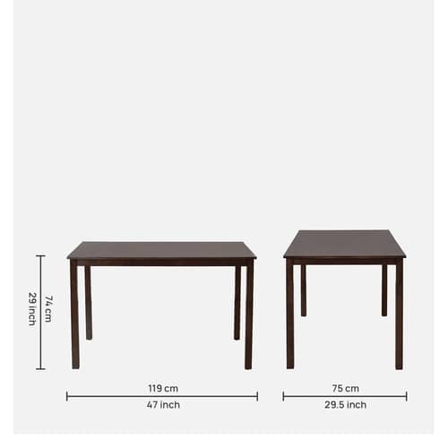 Havelock Sheesham Wood 4 Seater Dining Set