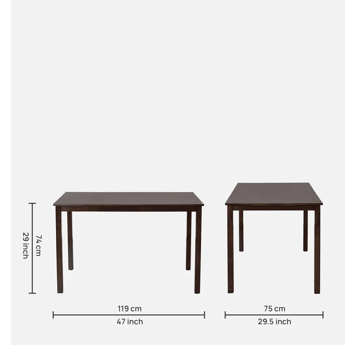 Havelock Sheesham Wood 4 Seater Dining Set