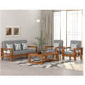 Neo Solid Sheesham Wood 5 Seater Sofa Set - photo