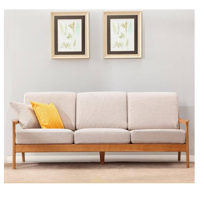 Solid Mango Wood 6 seater sofa set