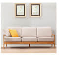 Solid Mango Wood 6 seater sofa set - top_view
