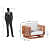 Cushy Solid Sheesham Wood 5 seater sofa Set - right_view