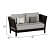 Elegant Mango Wood 6 seater Sofa Set - left_view