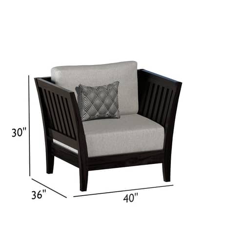 Elegant Mango Wood 6 seater Sofa Set