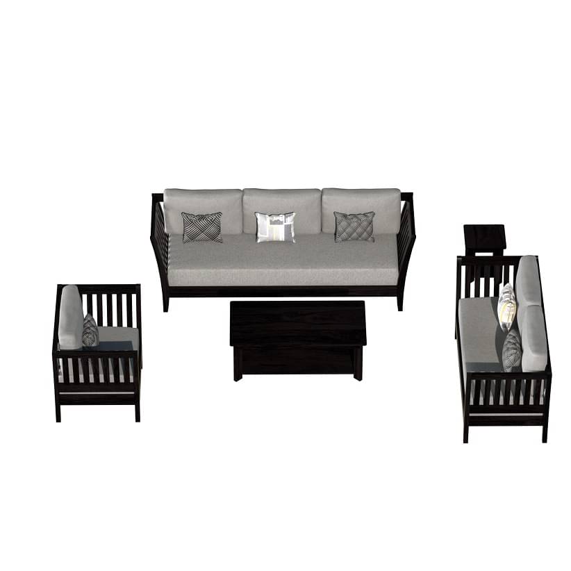 Elegant Mango Wood 6 seater Sofa Set