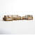 Solid Mango Wood 5 Seater Sofa Set - top_view