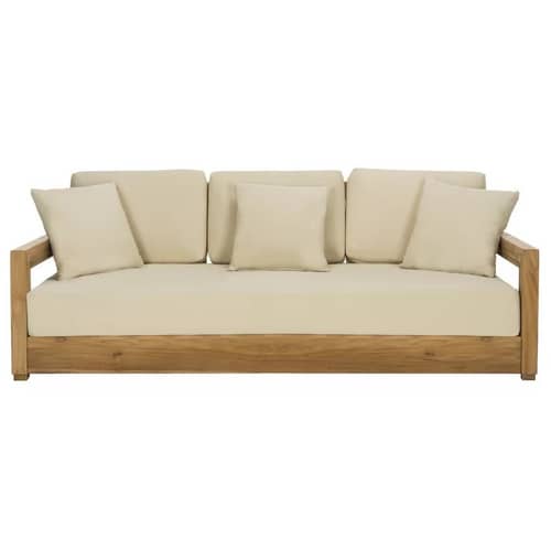 Solid Mango Wood 5 Seater Sofa Set