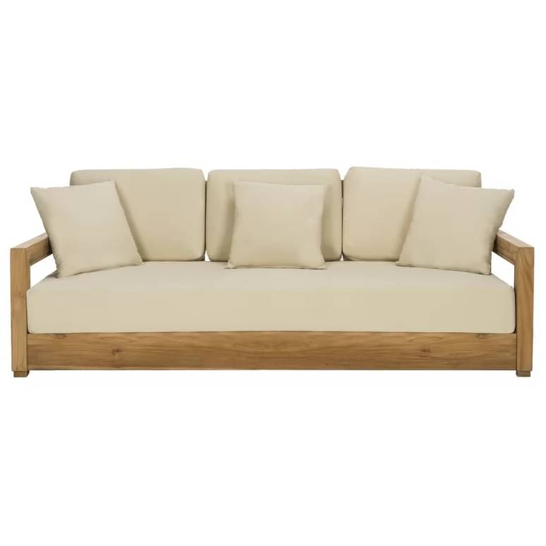 Solid Mango Wood 5 Seater Sofa Set