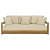 Solid Mango Wood 5 Seater Sofa Set - right_view