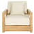 Solid Mango Wood 5 Seater Sofa Set - bottom_view