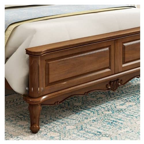 Victorian Solid Sheesham Wood King Size Bed