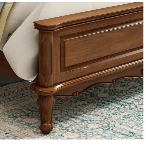 Victorian Solid Sheesham Wood King Size Bed