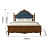 Victorian Solid Sheesham Wood King Size Bed - bottom_view