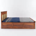 Howler Solid Sheesham Wood King Size Bed With Storage - bottom_view