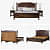 Aspen Solid Sheesham Wood King Size Bed - left_view