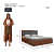Morzo Solid Sheesham Wood King Size Bed With Storage - right_view