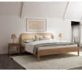 Cane King Size Bed Without Storage - photo