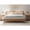 Cane King Size Bed Without Storage - top_view