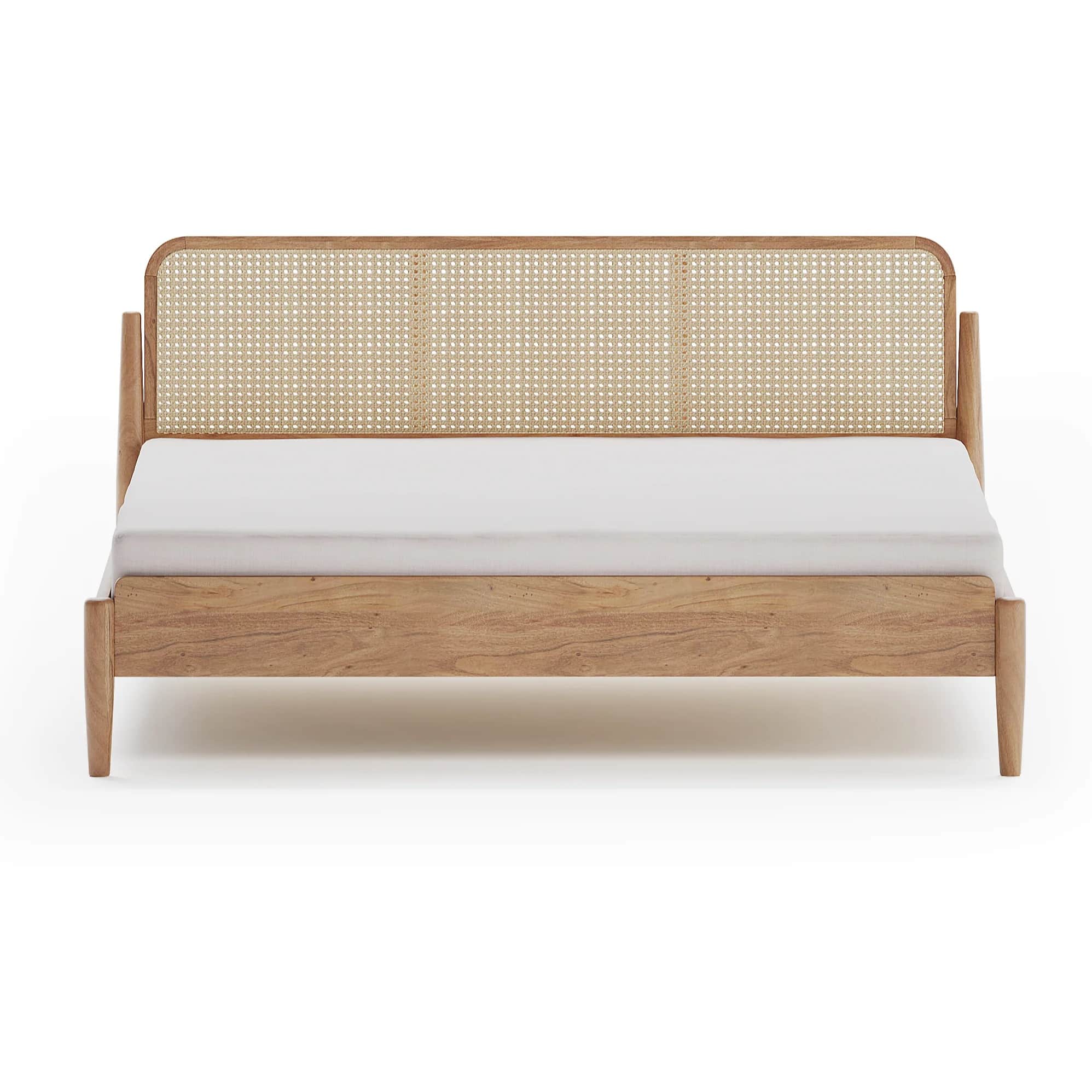 Cane King Size Bed Without Storage - left_view