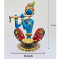 Lord Krishna flute-playing Idol - front_view