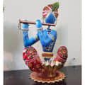 Lord Krishna flute-playing Idol - top_view