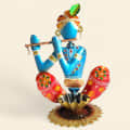 Lord Krishna flute-playing Idol - rear_view