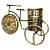 Antique Cycle Pen Stand with Clock - front_view