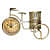 Antique Cycle Pen Stand with Clock - rear_view