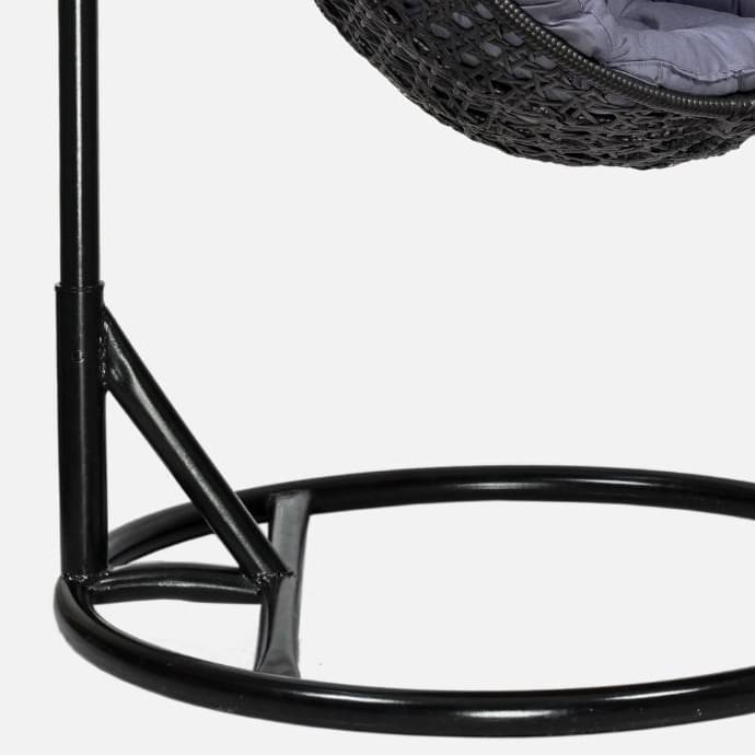Hanging Wicker Outdoor Swing with Stand