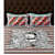 Multicolor Colored Printed Queen Double Cotton Bedsheet With 2 Pillow Cover - top_view