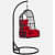 Aiken Wicker Swing in Black & Red Colour - front_view