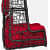 Aiken Wicker Swing in Black & Red Colour - left_view