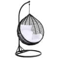 Diego Wicker Swing In Dual Tone (Black&White) - right_view