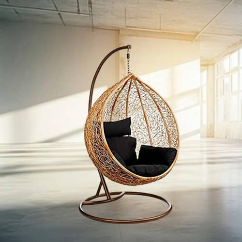Diego Wicker Swing In Dual Tone