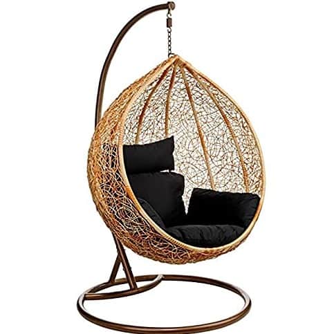 Diego Wicker Swing In Dual Tone - right_view