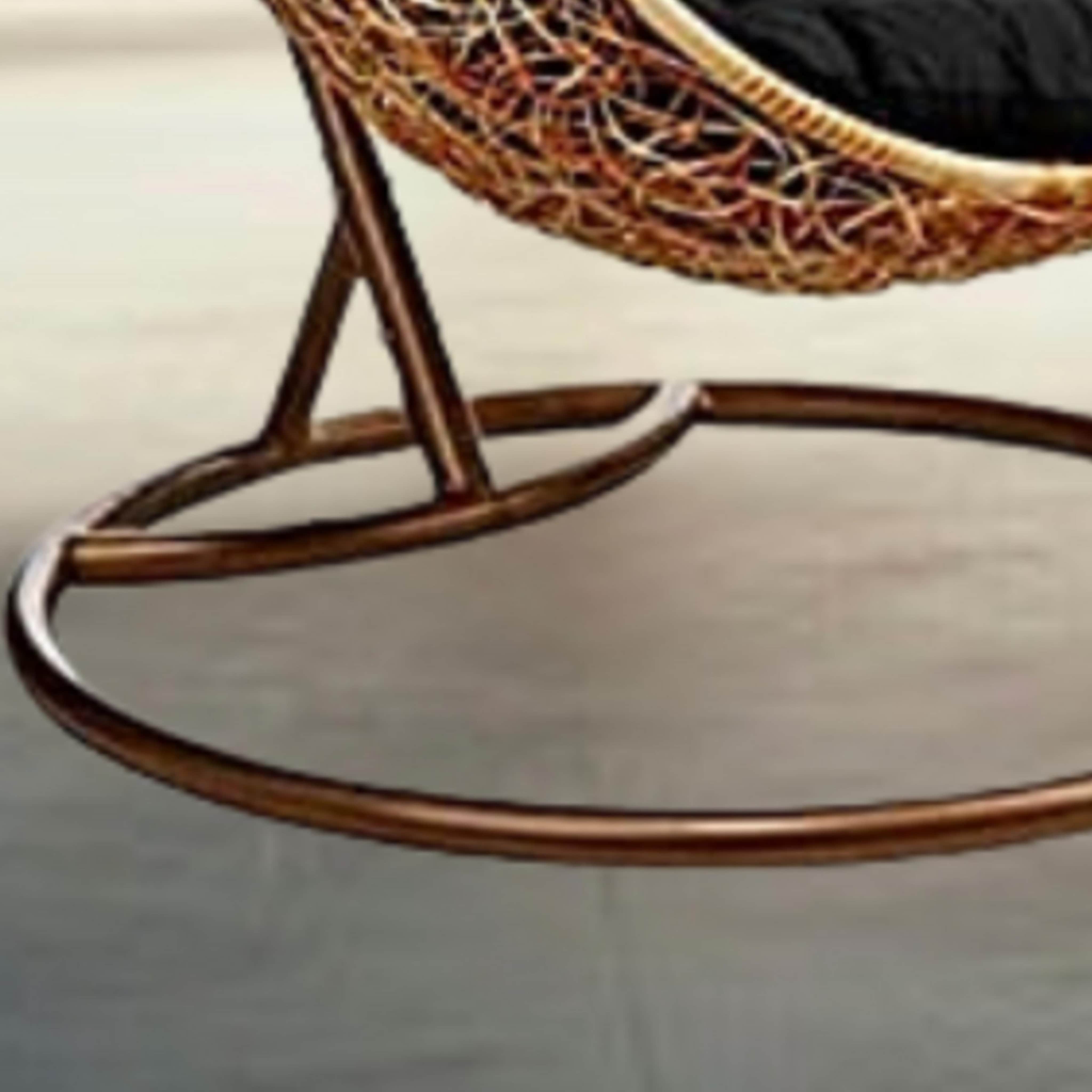 Diego Wicker Swing In Dual Tone - bottom_view