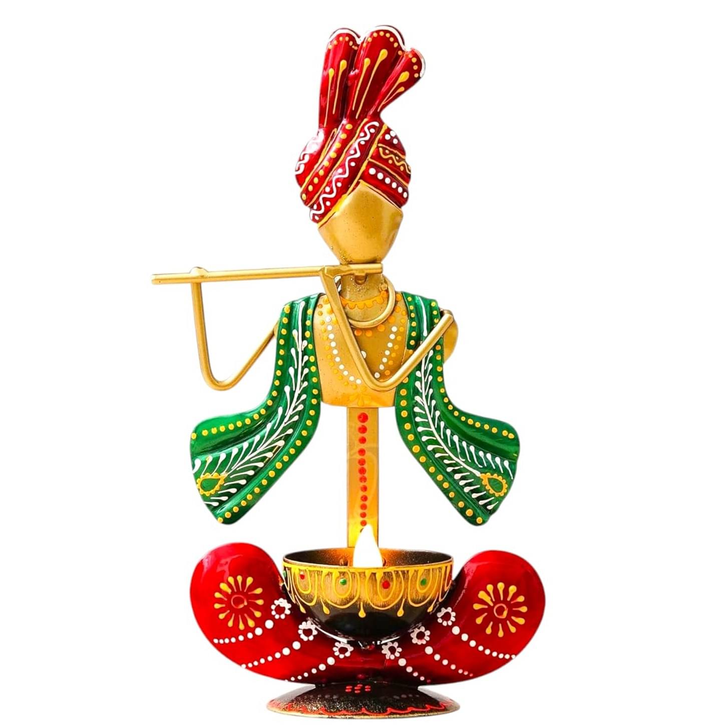 Krishna Idol Tea Light Candle Holder