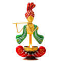 Krishna Idol Tea Light Candle Holder - photo
