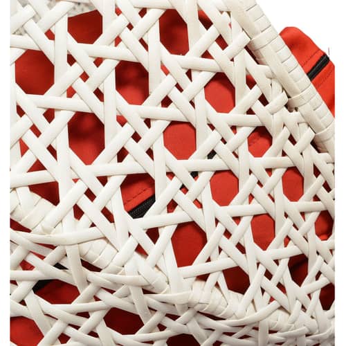 Tique Wicker Swing in White Colour