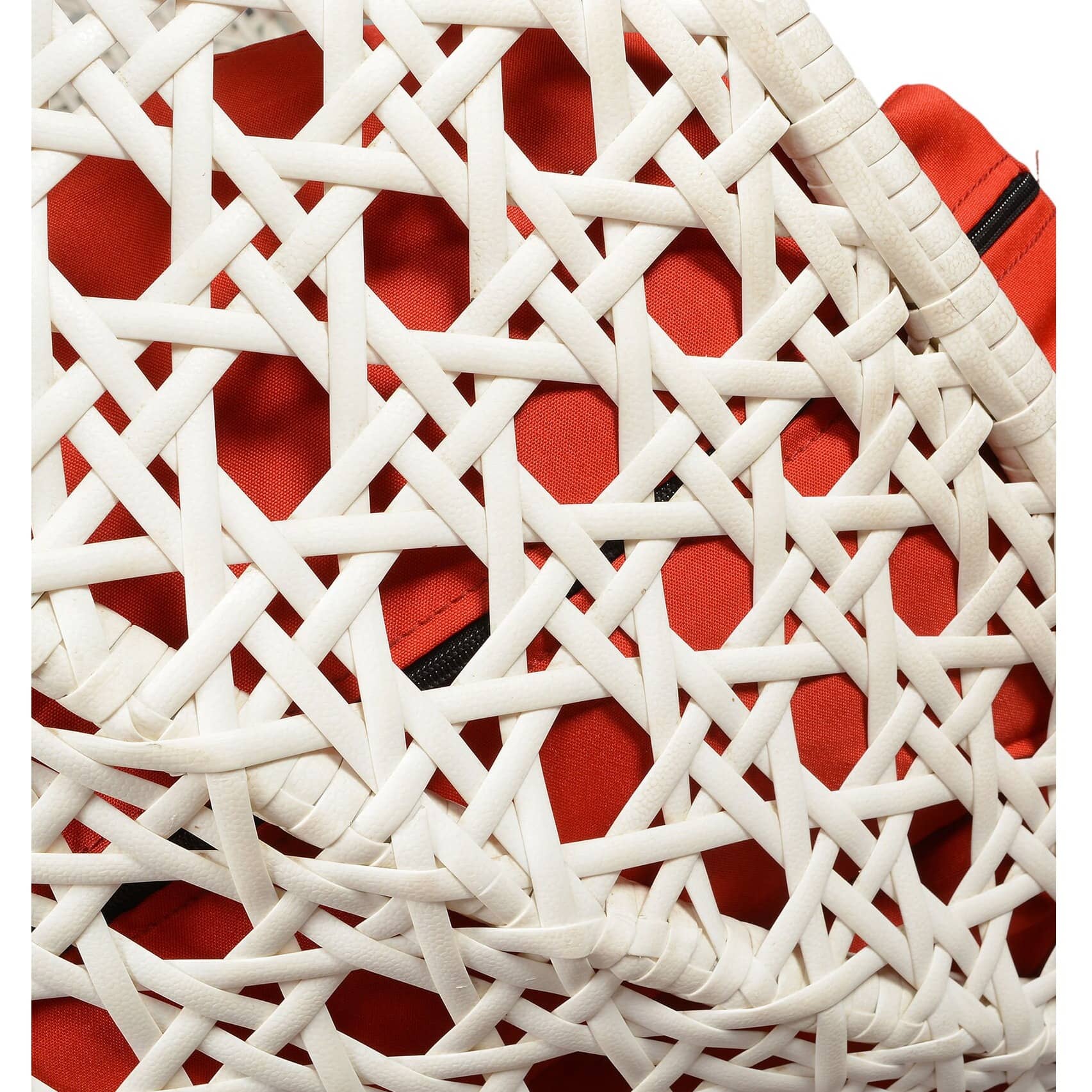 Tique Wicker Swing in White Colour