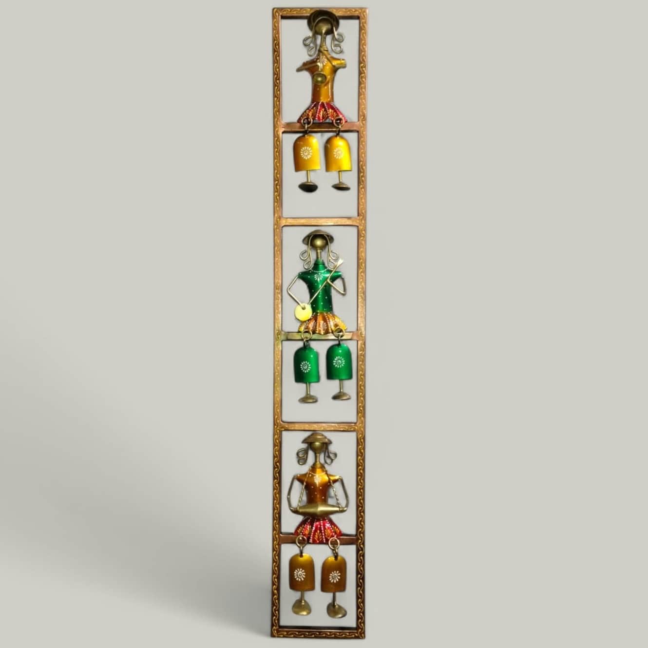 Doll Sitting Musician Wall Décor - rear_view