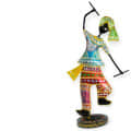 Rajasthani Garba Couple Showpiece (Set of 2) - rear_view