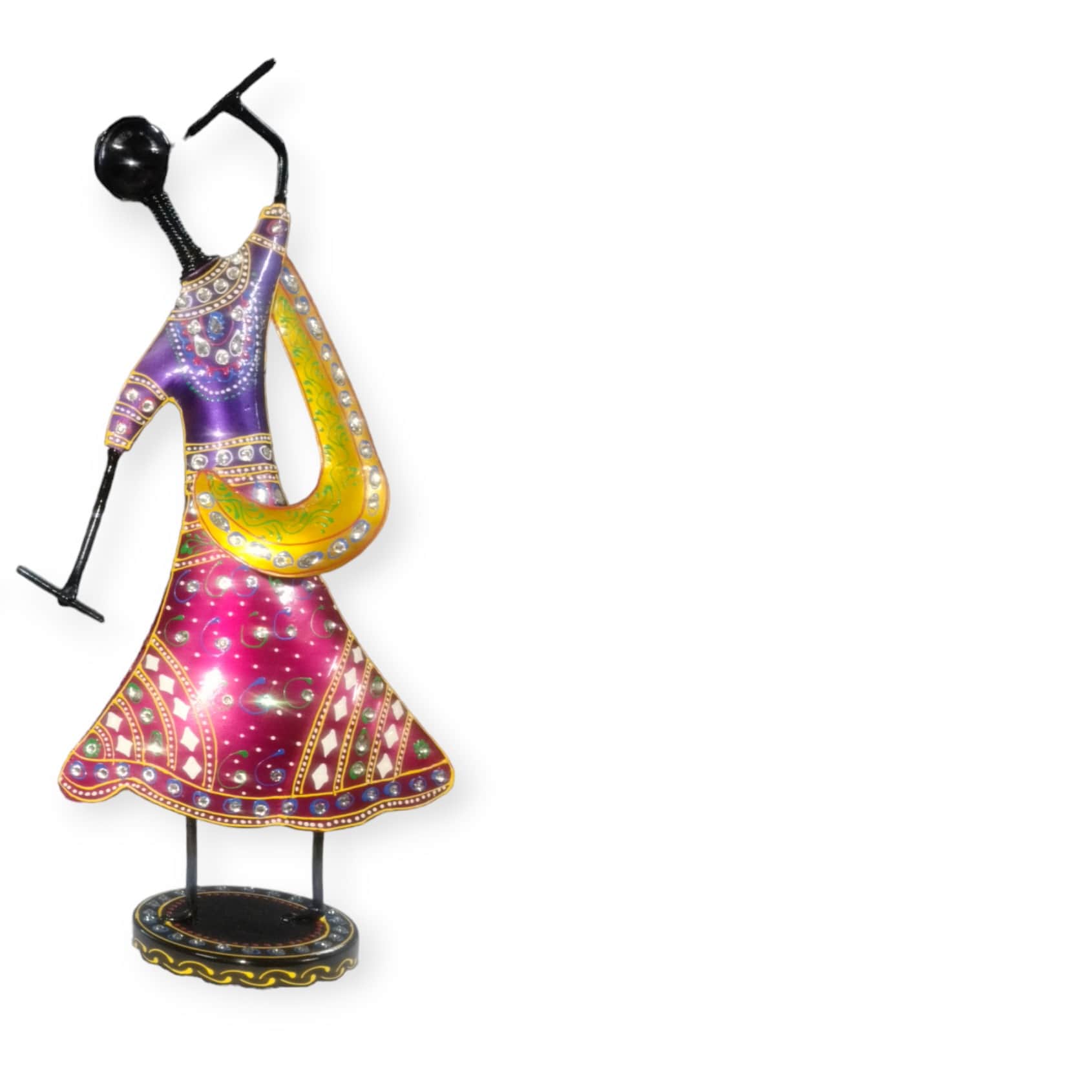 Rajasthani Garba Couple Showpiece (Set of 2) - left_view